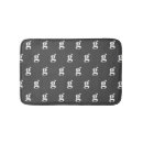 Search for monogram bath mats Black and white