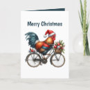 Search for rooster christmas cards Merry
