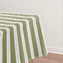 Search for olive green tablecloths Striped