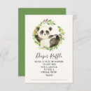 Search for panda bear baby shower invitations Diaper raffle