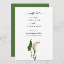 Search for calla lily save the dates Botanical