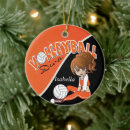Search for playing in christmas tree decorations Volleyball