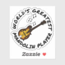 Search for folk music stickers Mandolin