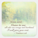 Search for matthew 11 28 stickers Come to me