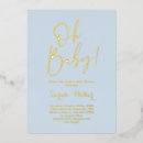 Search for foil baby boy shower invitations Simple