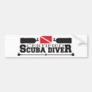 Search for scuba diver bumper stickers Water