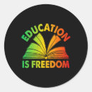 Search for education is freedom stickers Activism
