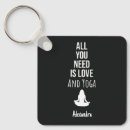 Search for cute yoga key rings Lover