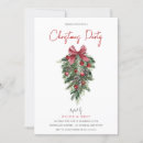 Search for foliage christmas invitations Red