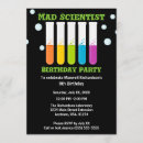 Search for mad scientist birthday invitations Laboratory