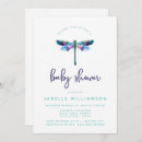 Search for dragonfly baby shower invitations Watercolor