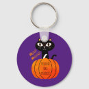Search for orange cat key rings Halloween