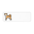 Search for shiba inu return address labels Silhouette