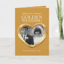 Search for golden wedding anniversary invitations Fifty years