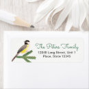 Search for yellow bird return address labels Nature