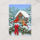 Search for cardinal bird business cards Snow
