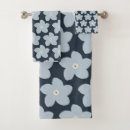 Search for navy blue flowers bath towels Floral