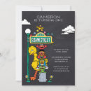 Search for sesame street birthday invitations Character