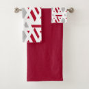 Search for grey and red bath towels Elegant
