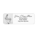 Search for black and white bird return address labels Animal