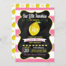 Search for pink lemonade invitations Lemon slice