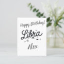 Search for zodiac postcards Libra