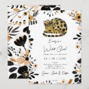 Search for leopard 1st birthday invitations Modern