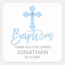 Search for boy baptism thank you stickers Cross