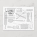 Search for kitchen utensil postcards Bridal shower