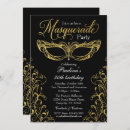 Search for mask sweet 16 invitations Masquerade birthday party