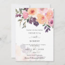 Search for purple and peach wedding invitations Rustic