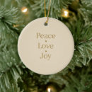 Search for peace love joy christmas tree decorations Inspirational quote
