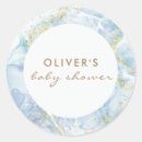 Search for blue gold baby shower stickers Minimalist