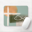 Search for christian cross mousepads Fish