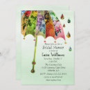 Search for rain bridal shower invitations Green