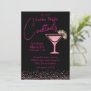 Search for pink ladies night invitations Glitter