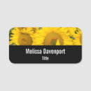 Search for sunflower name tags Summer
