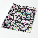 Search for sugar skull wrapping paper Skeleton