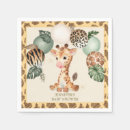 Search for giraffe napkins Zoo animal