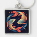 Search for fish swimming key rings Blue