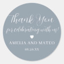 Search for dusty blue wedding stickers Heart