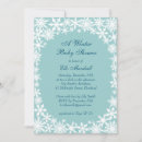 Search for lace baby shower invitations Winter