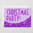 Search for purple christmas invitations Glitter