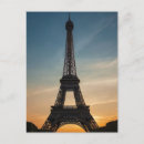 Search for eiffel tower at sunset postcards Europe