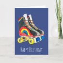 Search for roller skate birthday cards Retro