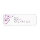 Search for floral swirl return address labels Swirls