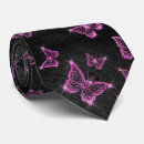 Search for hot pink glitter ties Black