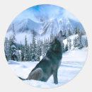 Search for winter wolf stickers Dog
