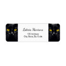 Search for black and white cat return address labels Trendy