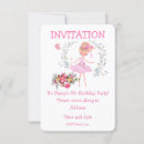 Search for ballet design invitations Girl